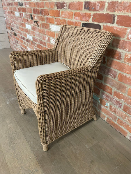 Stanway Carver Chair with Natural Cushion - Honey