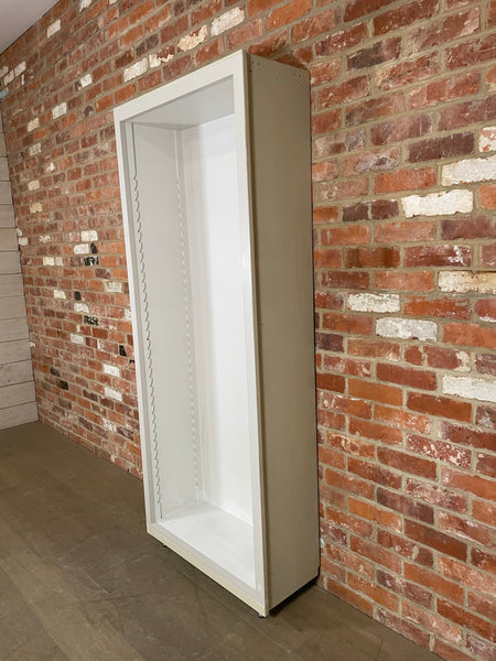 Pembroke Fitted Storage - 825mm- Exterior Driftwood/Lead Light & Interior Shell/Silver Birch- No Shelves