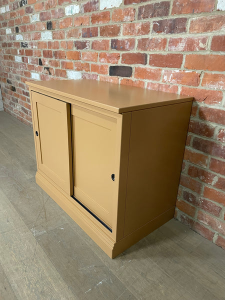 Chawton Single Sideboard With Doors - Mustard