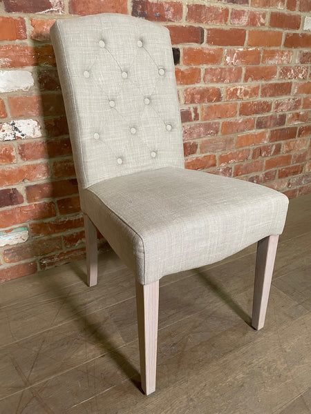 Sheldrake Dining Chair - Harry Sand - Pale Oak Legs