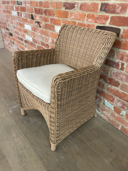 Stanway Carver Chair with Natural Cushion - Honey