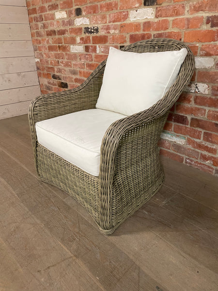 Purbeck Sofa Armchair Hazel with Natural Cushions