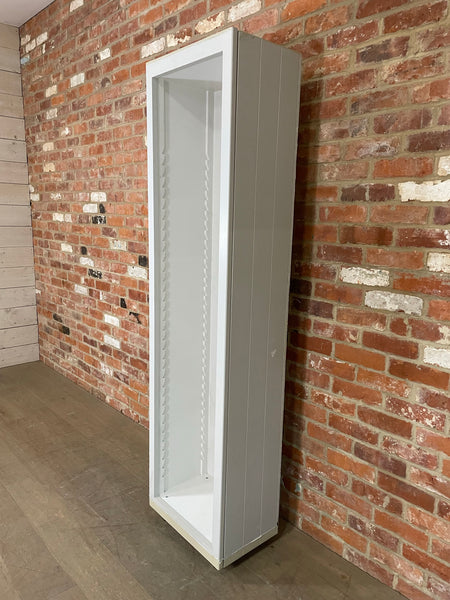 Pembroke Fitted Storage - 525mm- Exterior Driftwood/Lead Light & Interior Shell/Silver Birch- No Shelves