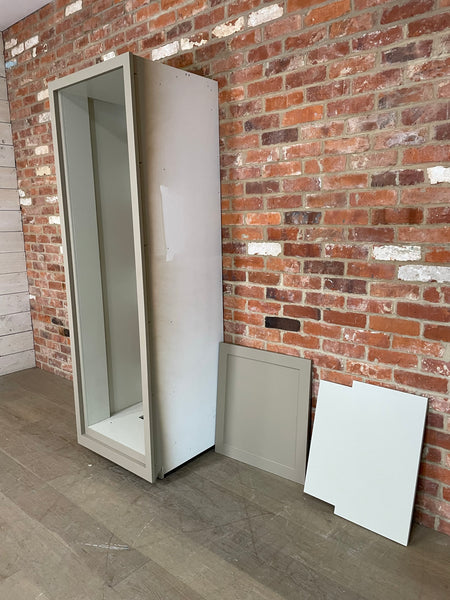 Henley 690 Full Height Fridge/Freezer Cabinet - Lead Light