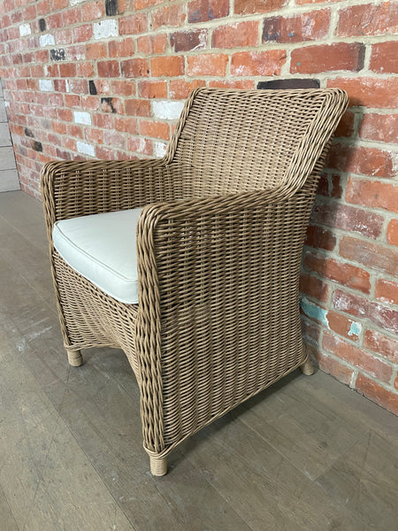 Stanway Carver Chair with Natural Cushion - Honey