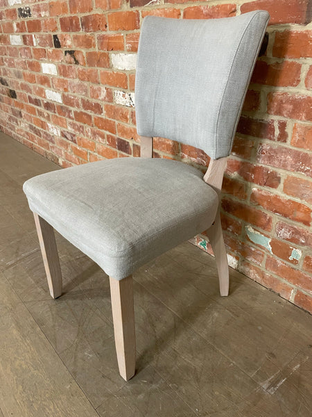 Mowbray Dining Chair - Chloe Ash - Natural Oak Legs