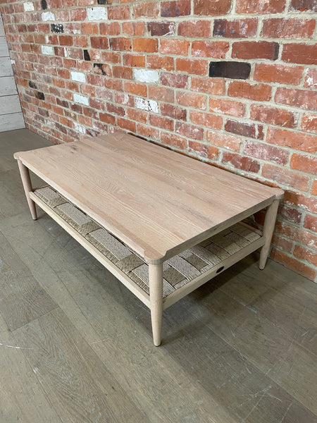 Frome 120 Rectangular Coffee Table - Natural Oak