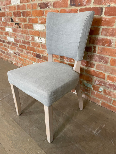 Mowbray Dining Chair - Chloe Ash - Natural Oak Legs