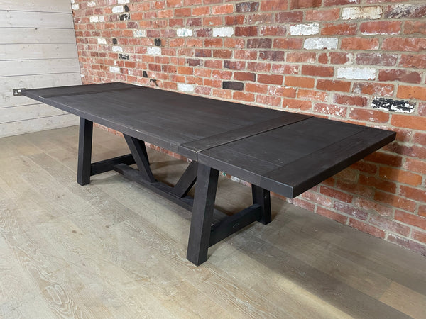 Arundel 6-10 Extending Seater Dining Table, Darkened Oak