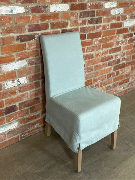 Long Island Dining Chair - Linara Alpine - Vintage Oak