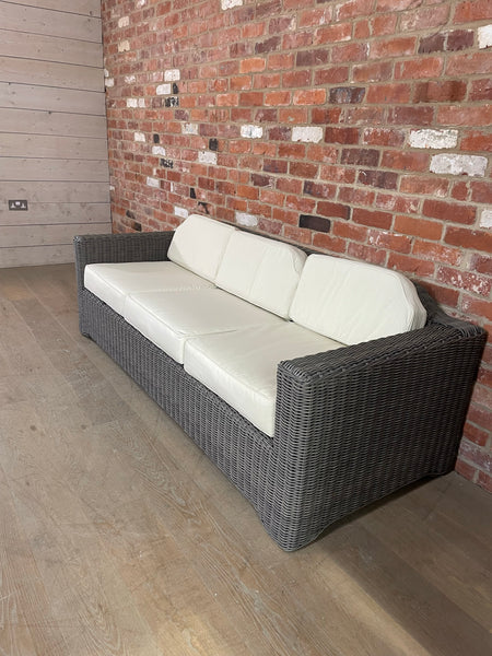 Tresco Large Sofa with Natural Cushions - Reed- Non Standard Cushion