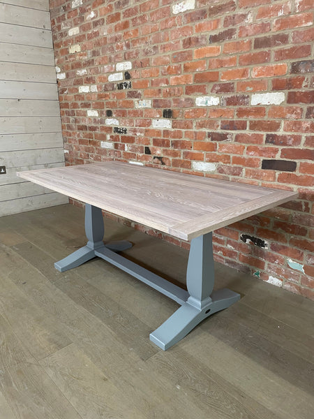 Harrogate 6 Seater Dining Table- Fog