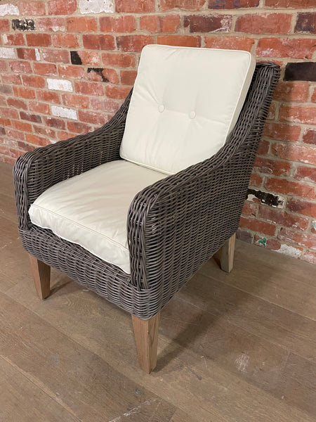 Bryher Carver Chair with Natural Cushions