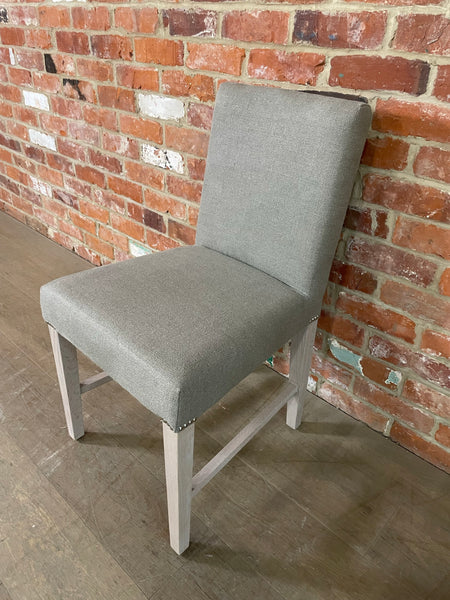 Shoreditch Dining Chair - Heavyweight Linen Spelt - Pale Oak