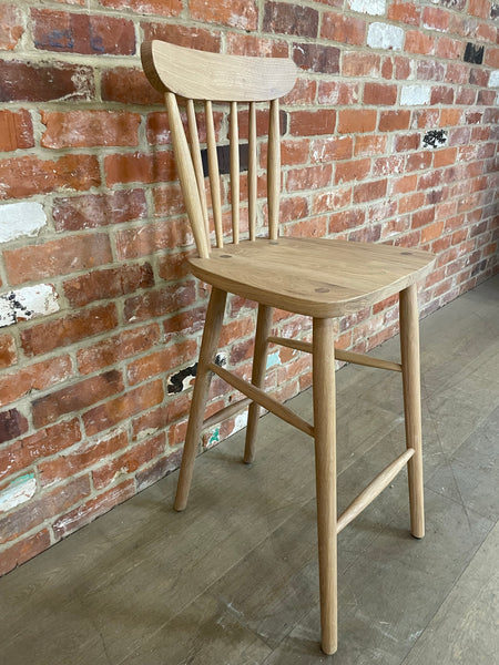 Wardley Bar Stool - Natural Oak Isoguard