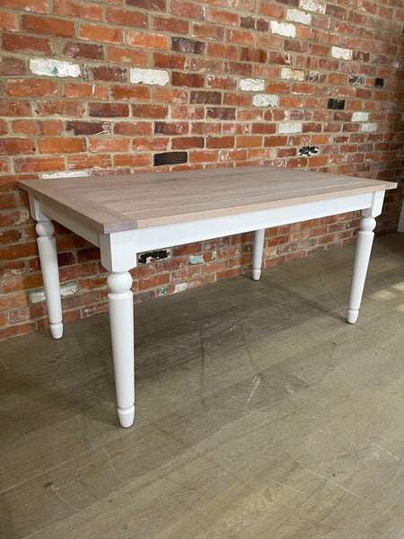 Suffolk 4 Seater Dining Table- Salt