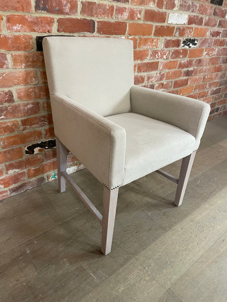 Shoreditch Carver Chair - Linara Natural - Pale Oak