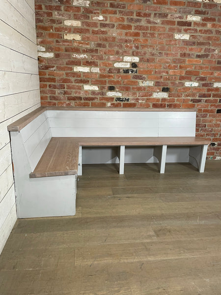 Buckland Bench with Drawers- Lily & Oak- 235cm x 145cm