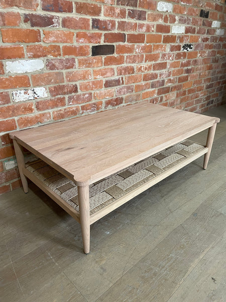 Frome 120 Rectangular Coffee Table - Natural Oak