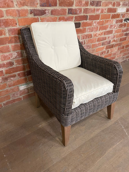 Bryher Carver Chair with Natural Cushions