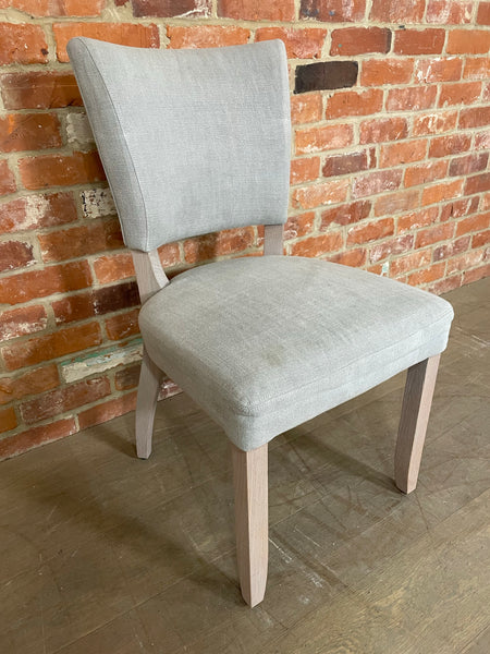 Mowbray Dining Chair - Chloe Ash - Natural Oak Legs