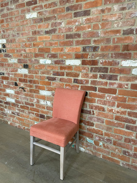 Miller Dining Chair - Linara Rhubarb - Pale Oak