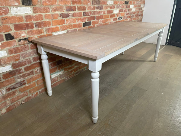 Suffolk 8 Seater Extending Dining Table- Silver Birch