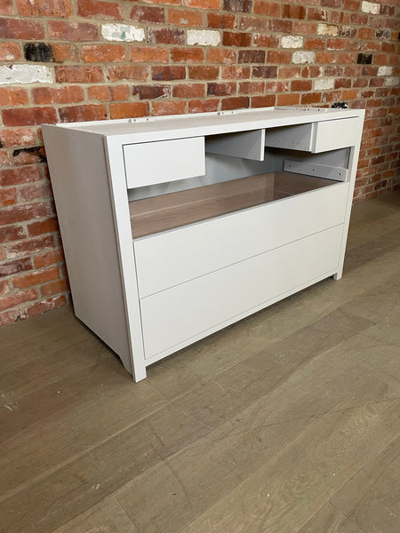 Suffolk 1350 7 Drawer Base Cabinet - Driftwood