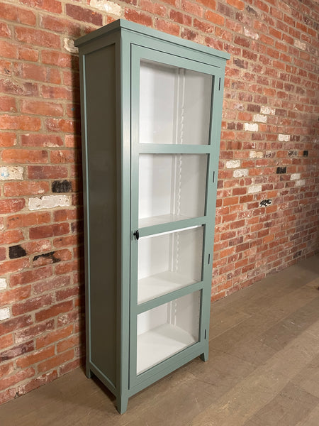 Shepton Glazed Cabinet - Right Opening- Cactus