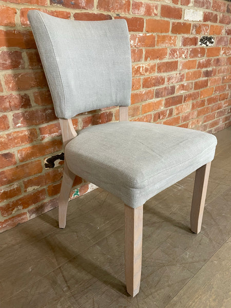 Mowbray Dining Chair - Chloe Ash - Natural Oak Legs