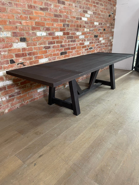 Arundel 6-10 Extending Seater Dining Table, Darkened Oak
