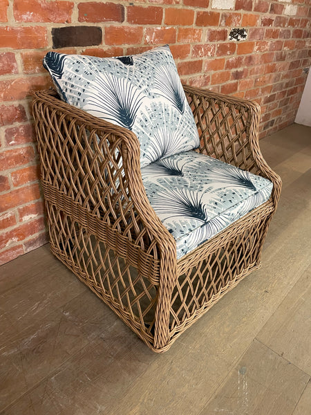 Longmeadow Carver Chair with Cushions - Brisa Navy