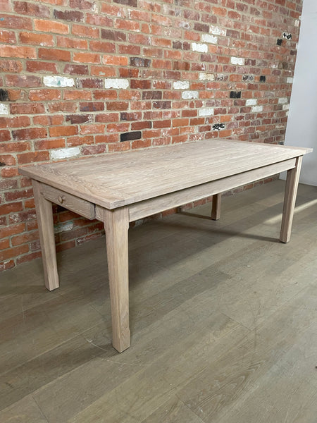 Moreton 6 Seater Dining Table, Natural Oak