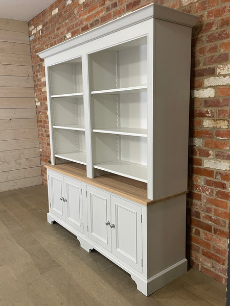 Chichester 6ft Grand Bookcase - Shingle
