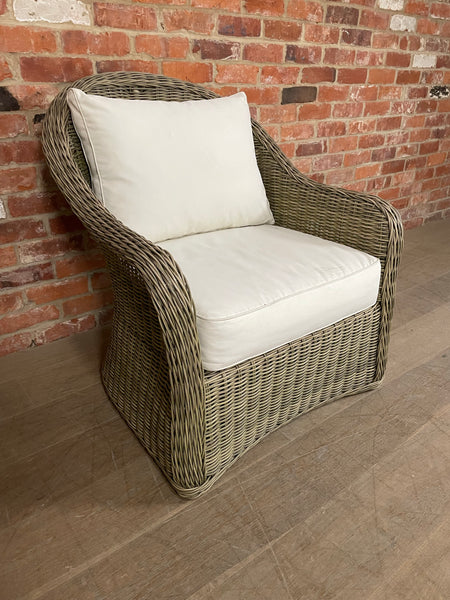 Purbeck Sofa Armchair Hazel with Natural Cushions
