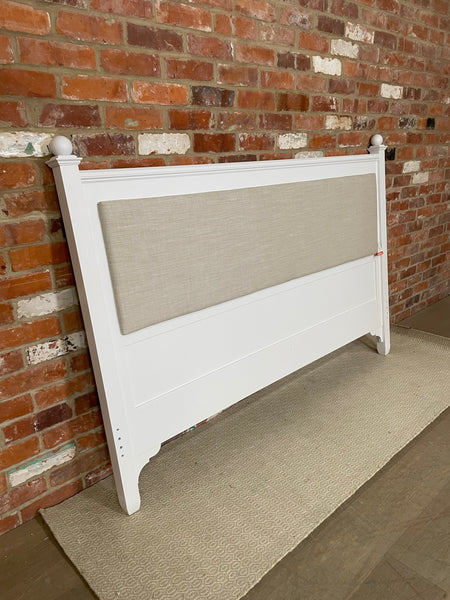 Chichester 180 Superking Upholstered Headboard - Holkham Sand