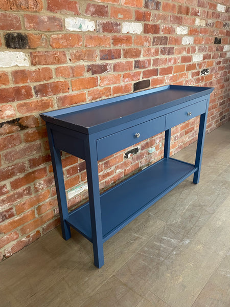 Aldwych 122 Rectangular Console Table - Blakeney Blue