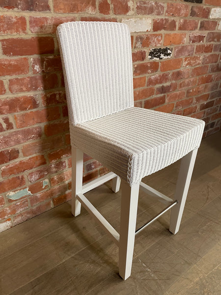 Montague High Back Bar Stool - Snow