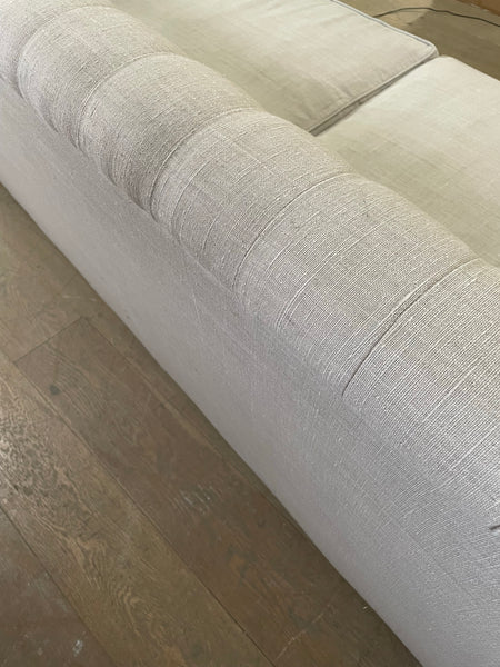 Lottie 4 Seater Sofa - Harry Cloud - Pale Oak Legs