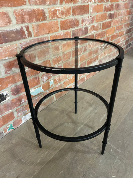 Coniston 43 Tall Round Side Table - Black Bronze