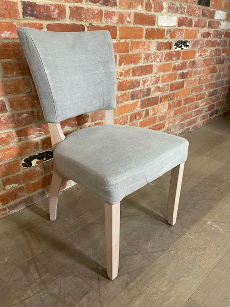 Mowbray Dining Chair - Chloe Ash - Natural Oak Legs