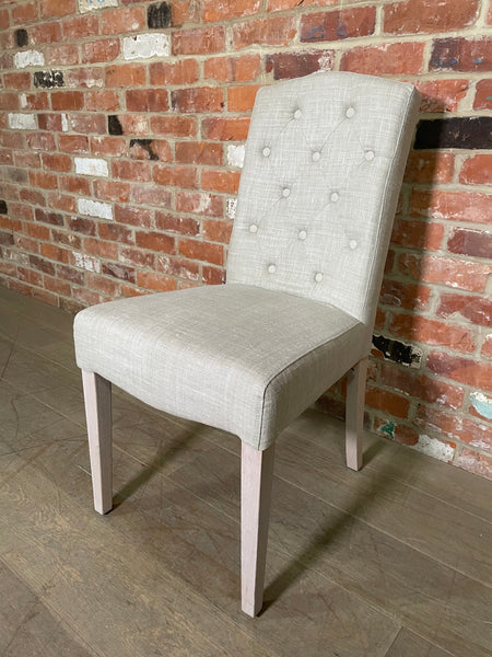 Sheldrake Dining Chair - Harry Sand - Pale Oak Legs