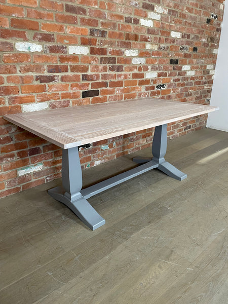 Harrogate 6 Seater Dining Table- Fog