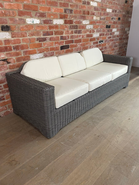 Tresco Large Sofa with Natural Cushions - Reed- Non Standard Cushion