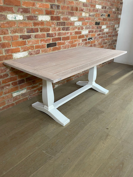 Harrogate 6 Seater Dining Table- Snow