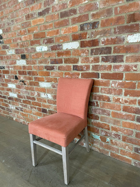 Miller Dining Chair - Linara Rhubarb - Pale Oak