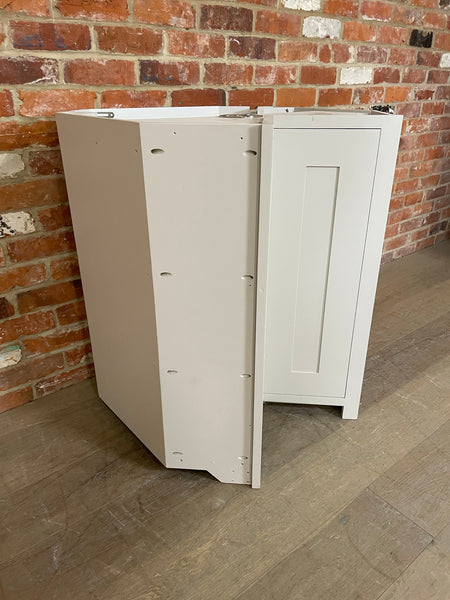 Suffolk 830 Corner Carousel Cabinet - Driftwood