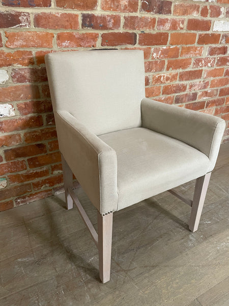 Shoreditch Carver Chair - Linara Natural - Pale Oak