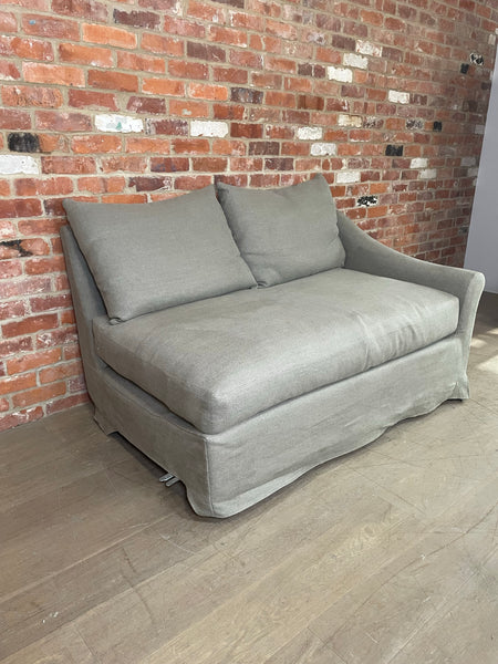 Long Island Feather Right Arm Large Return - Heavyweight Linen Spelt COMPONENT