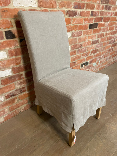 Long Island Dining Chair - Chloe Trellis - Vintage Oak